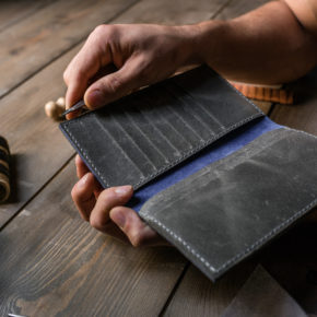 handmade long wallet