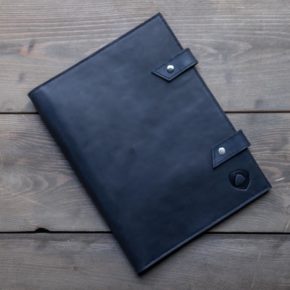 leather folder