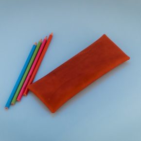 handmade leather pencil case