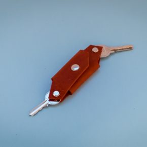 leather multiple keychain