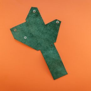origami iPhone leather case