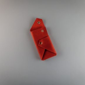 red leather iPhone case